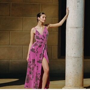 Hutch sequin wrap dress